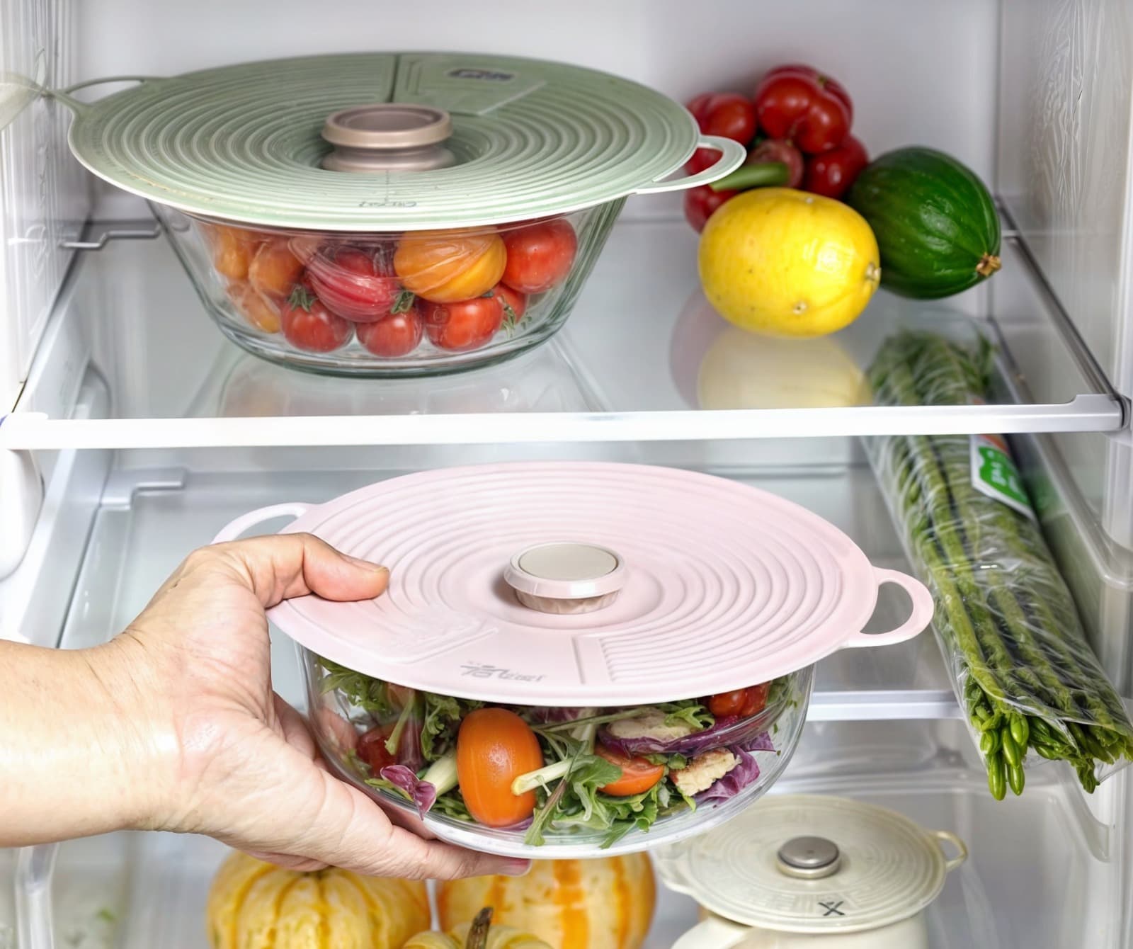 Tapa De Silicona Para Sartén Ollas Peque