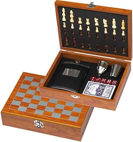 Licorera Whiskera Juego De Ajedrez