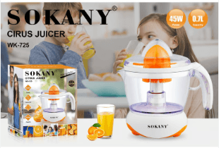 EXPRIMIDOR NARANJA SOKANY