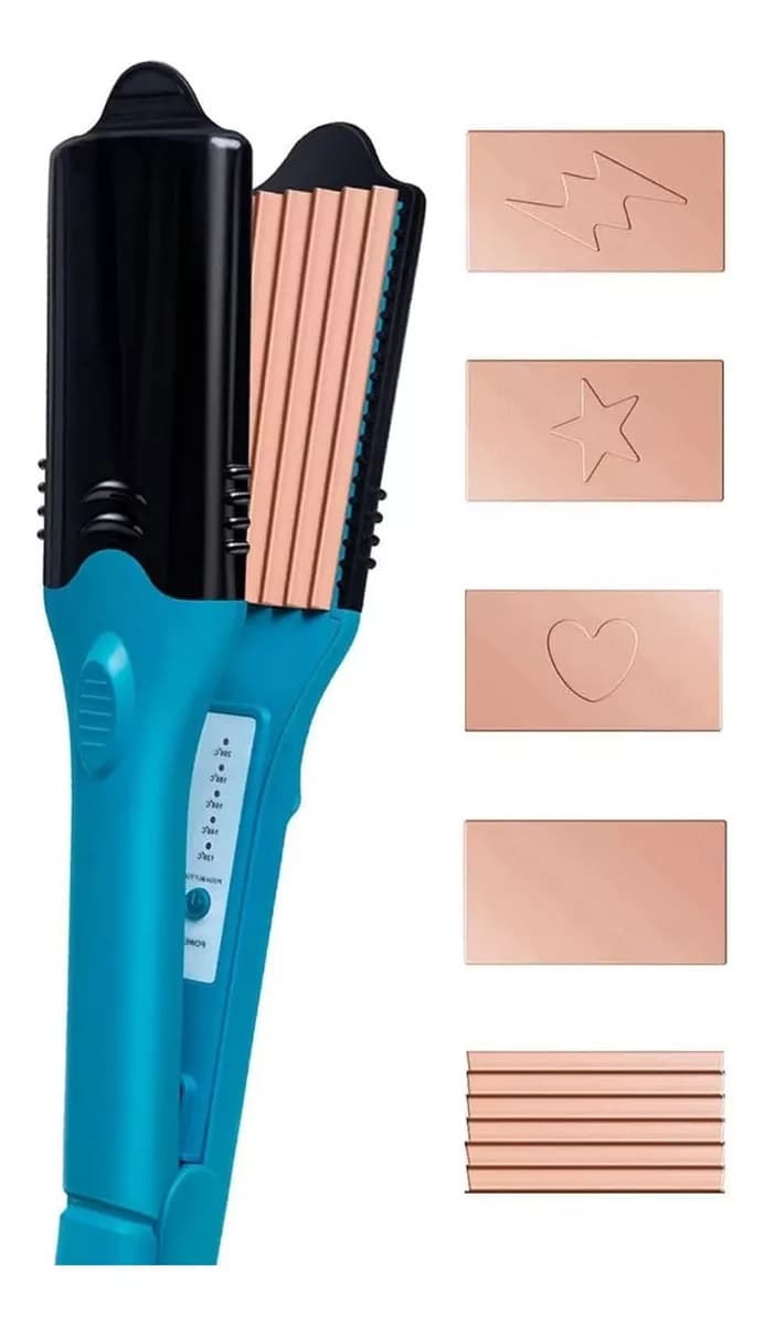 Plancha Cabello Placas Figuras 3D