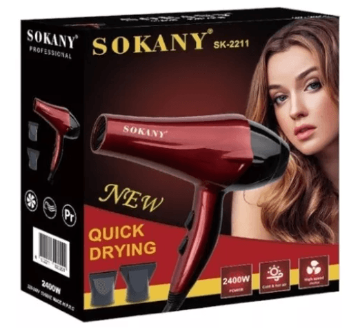 Secador De Pelo Sokany 3 Velocidades