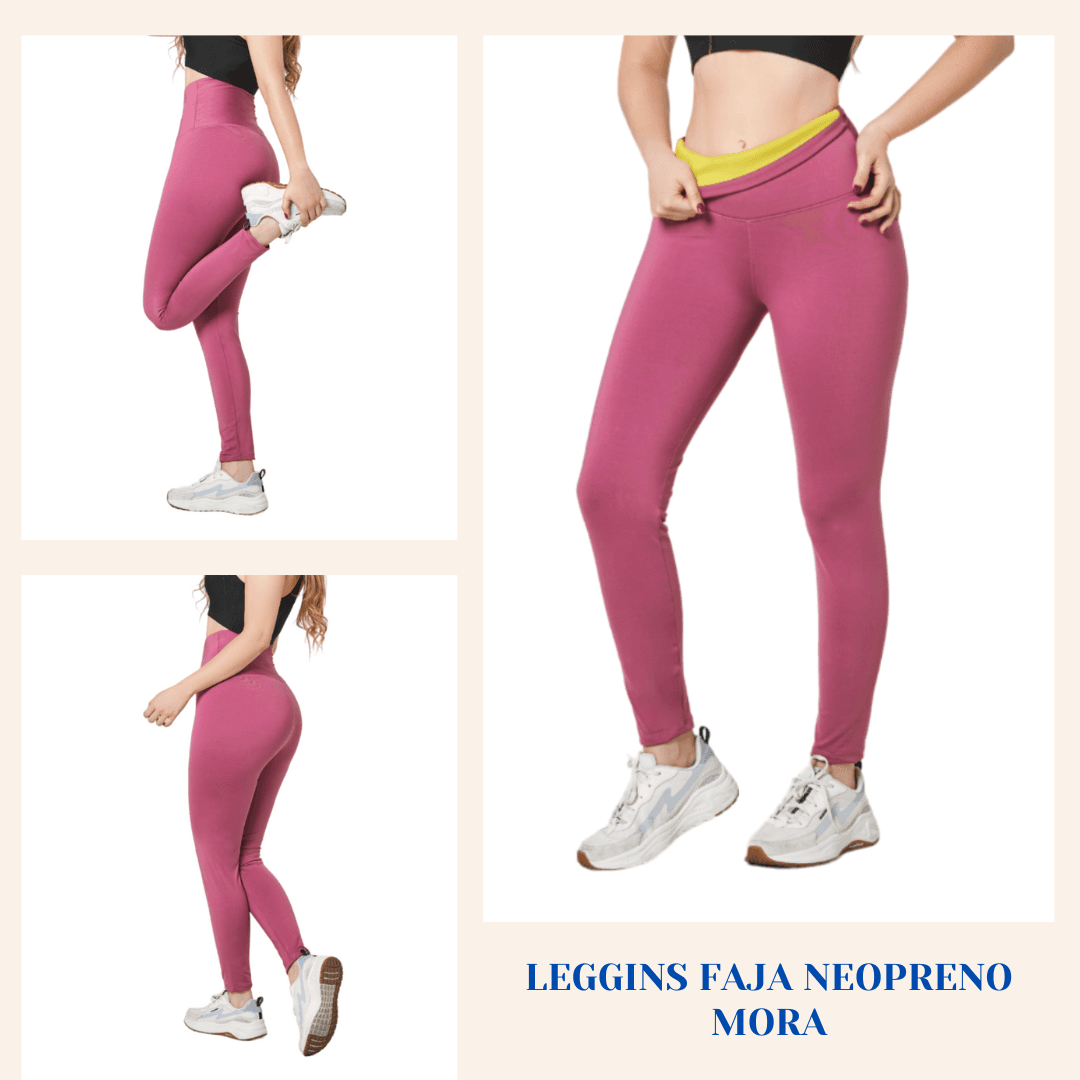 LEGGINS FAJA NEOPRENO COLOR MORA