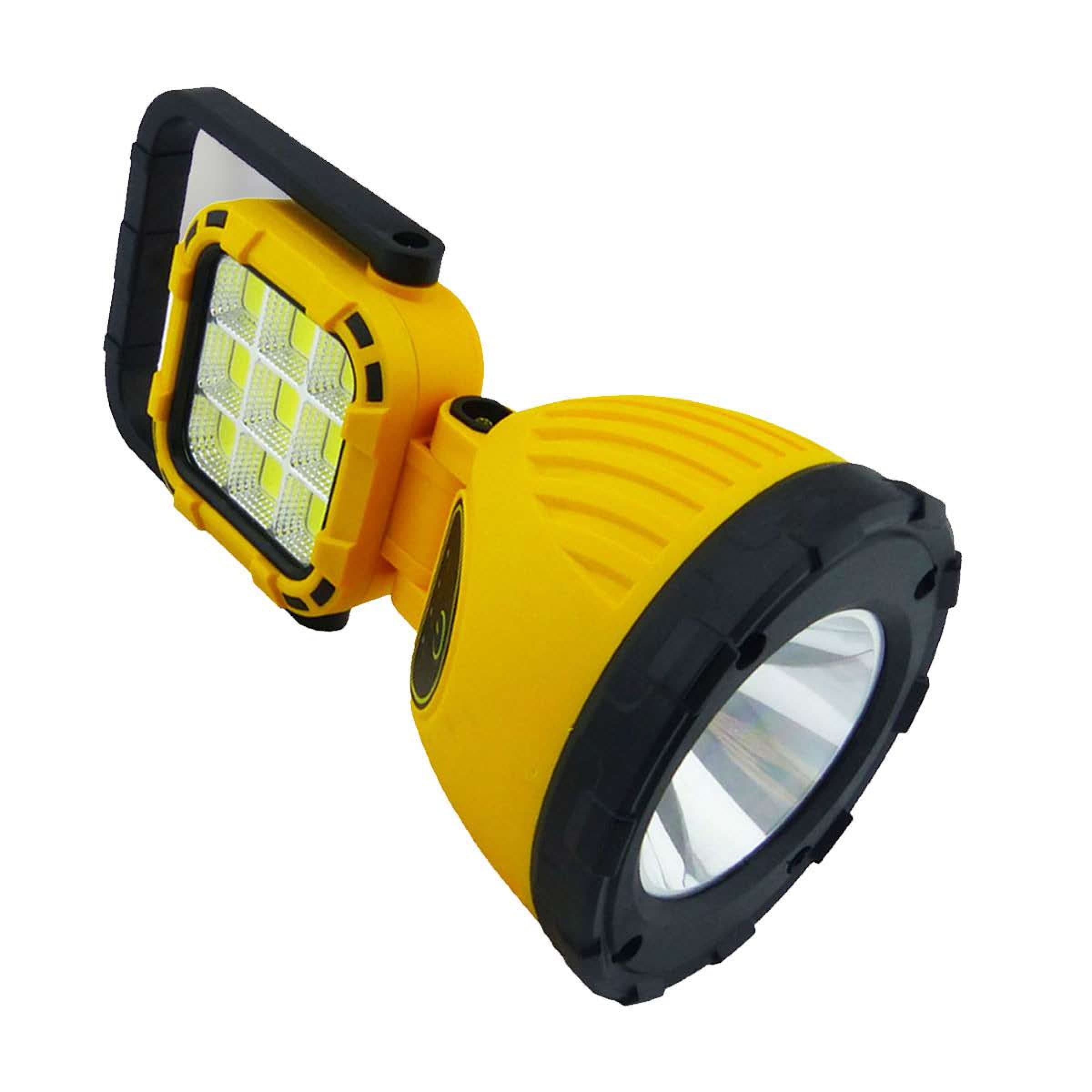 Linterna solar, 800 lúmenes, alcance 200