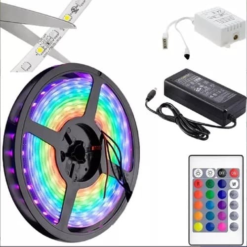 Cinta Led Multicolor Rgb Luz 5mts (no R