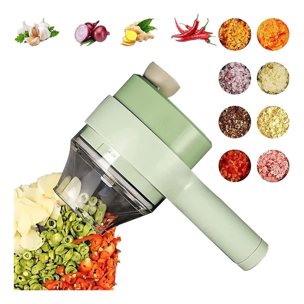Cortador De Verduras Eléctrico Portátil