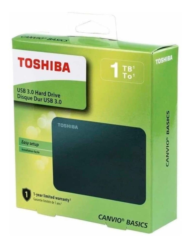 Disco Duro Extraible Toshiba  De Un Ter