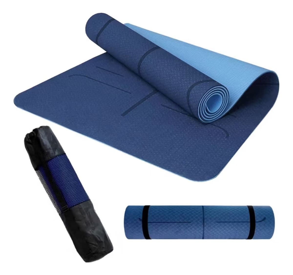 Colchoneta  Mat Yoga Plegable 6mm Con E