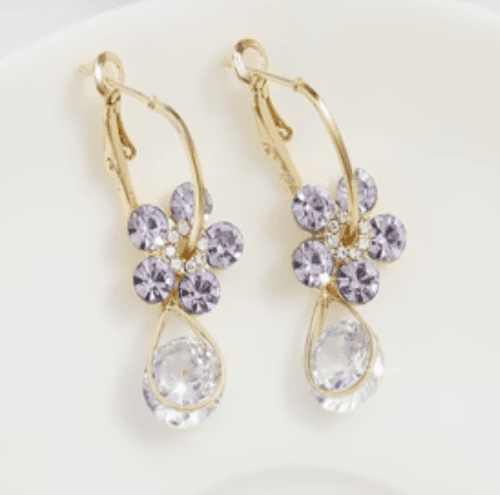 623993  | Aretes con forma de flor