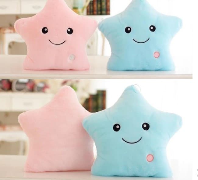 Estrella Peluche Almohada COLORES
