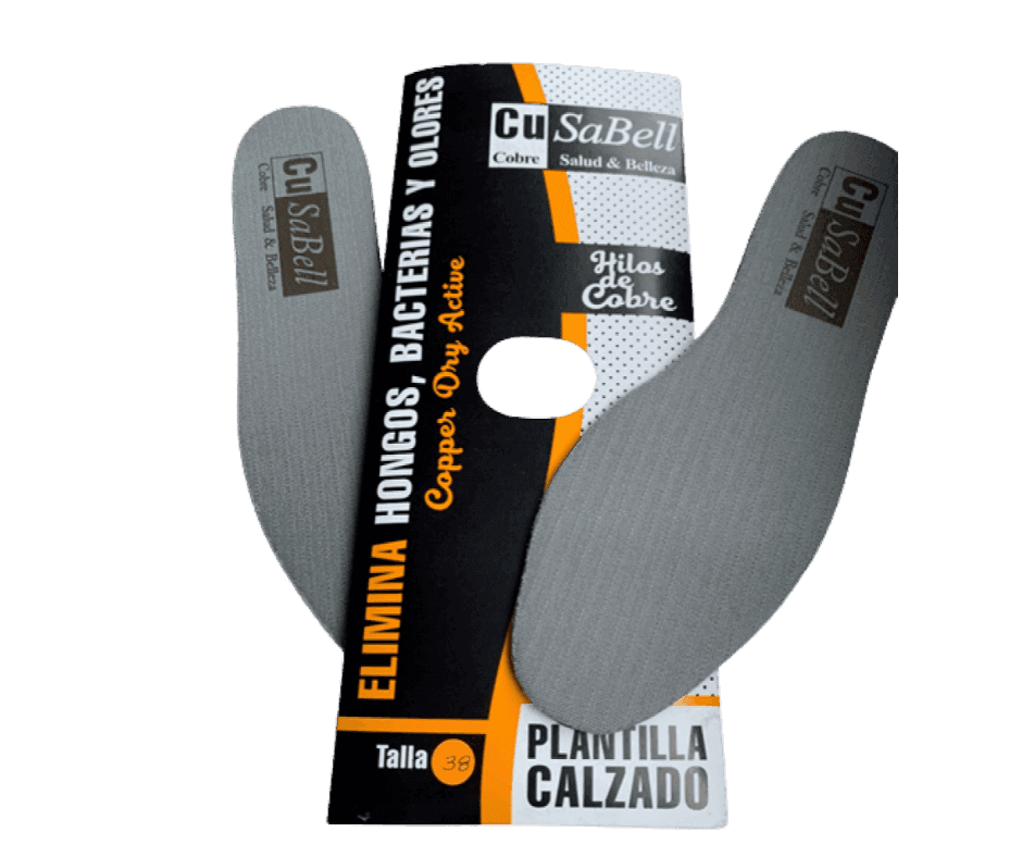 PLANTILLAS PARA CALZADO ANTIBACTERIAS