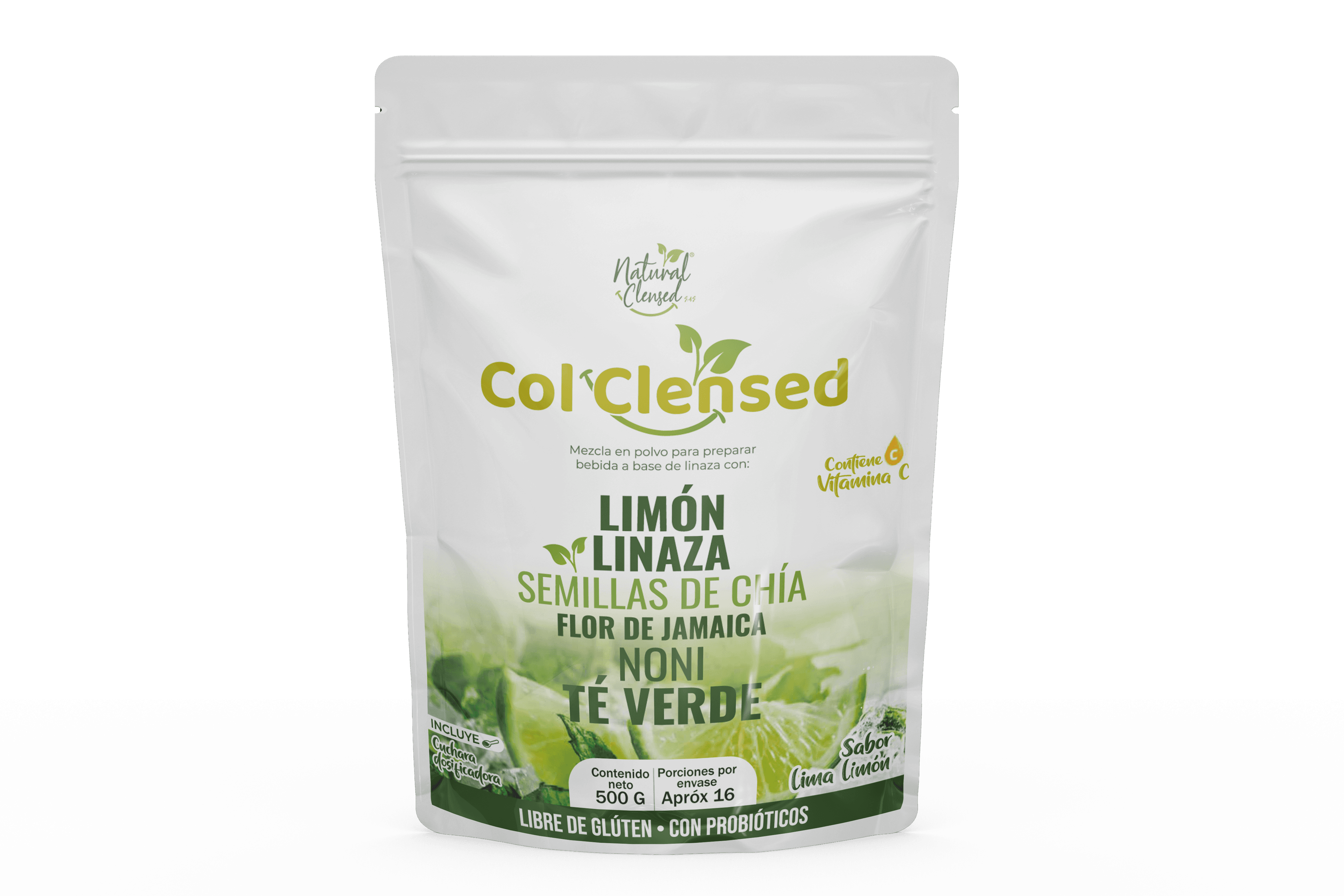FIBRA PROBIÓTICA COL CLENSED SABOR LIMÓN