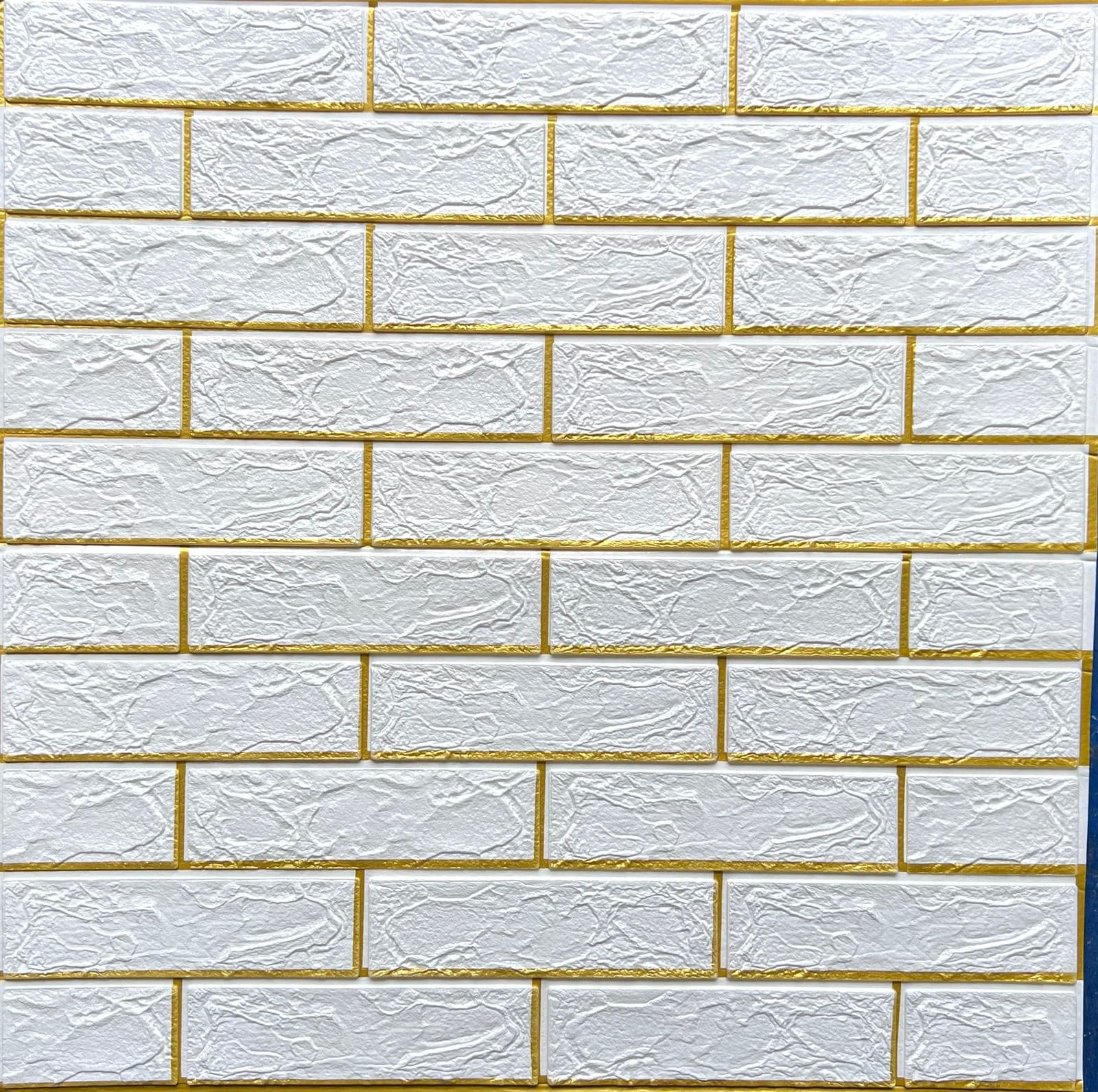 Panel Adhesivo ladrillo oro x 5 unidades