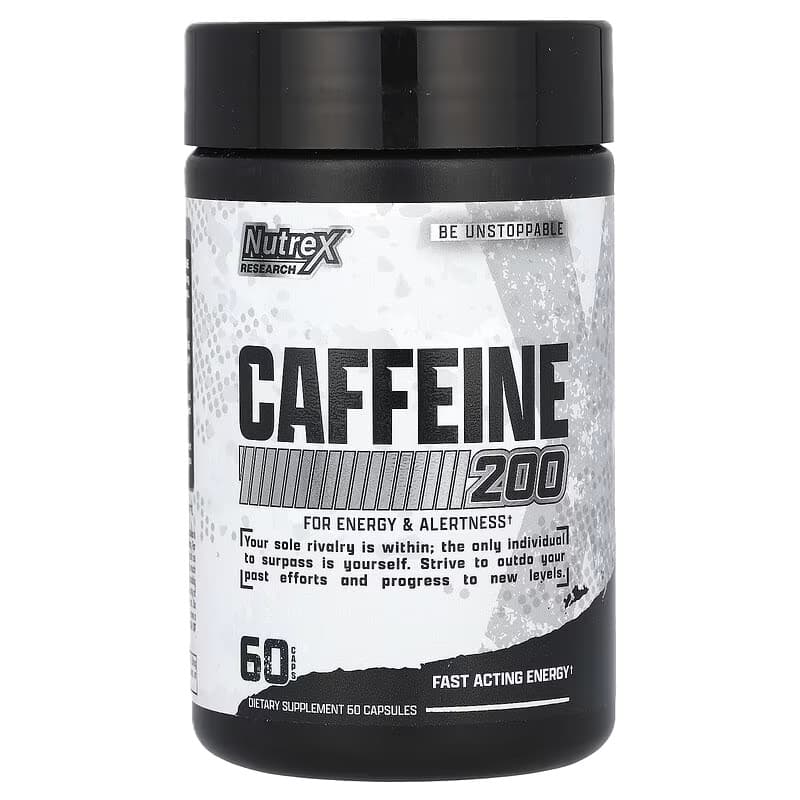 CAFFEINE 200 · 60 CAPS NUTREX
