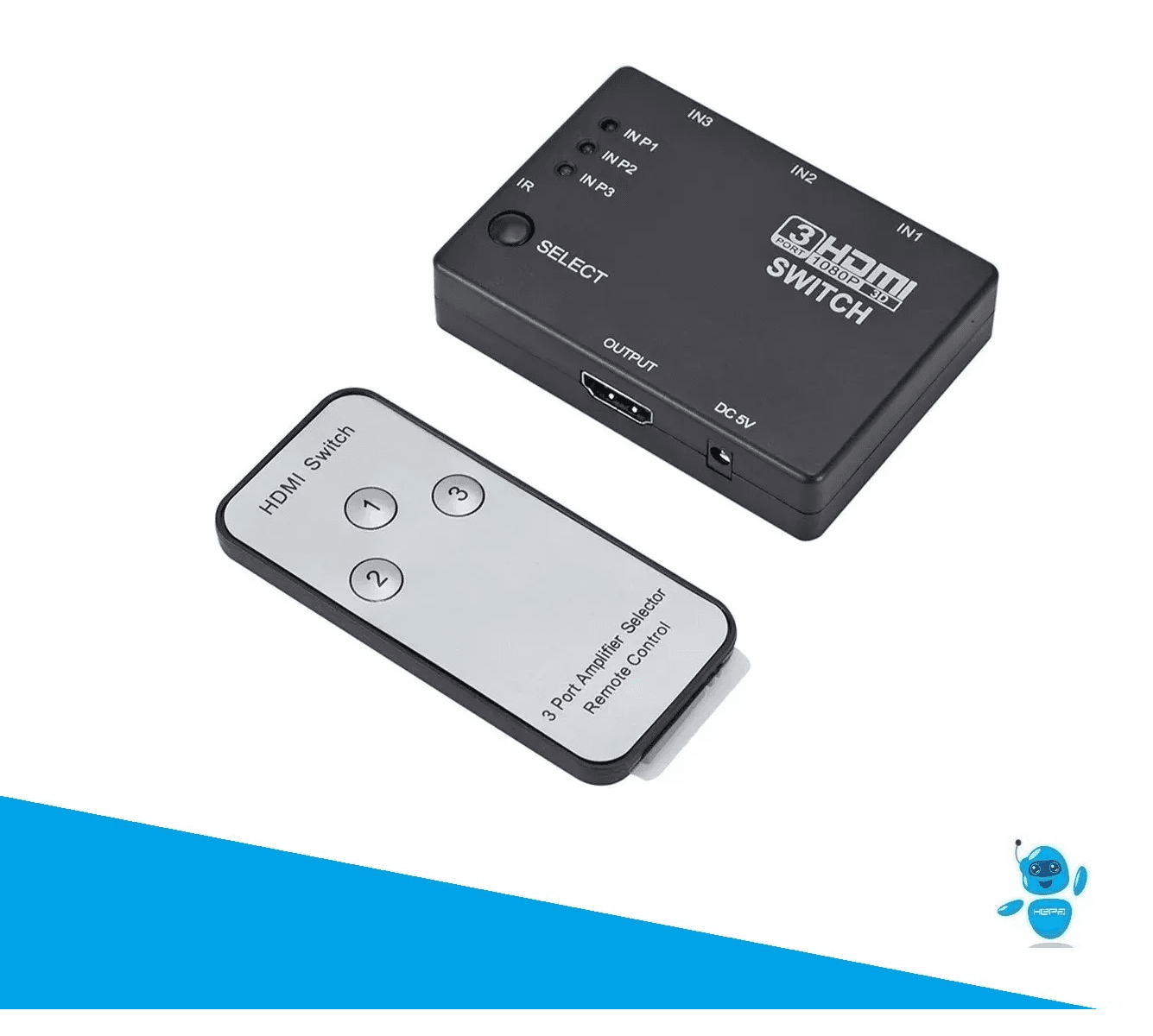 Switch Hdmi Selector 3x1 Full Hd 1080p