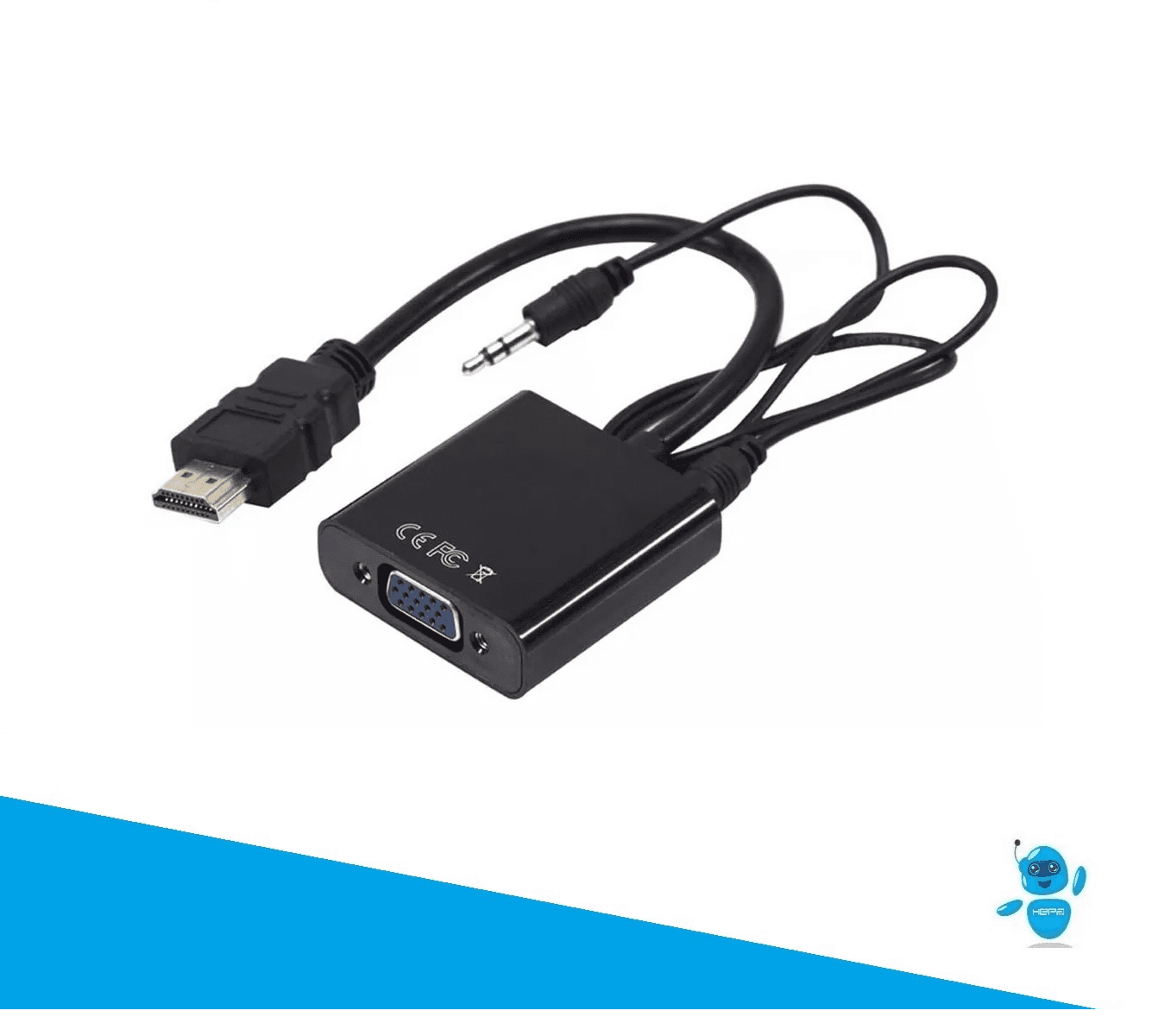 Cable Convertidor Hdmi A Vga + Audio 3.5