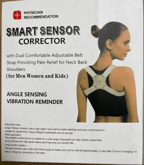 CORRECTOR DE ESPALDA CON SENSOR