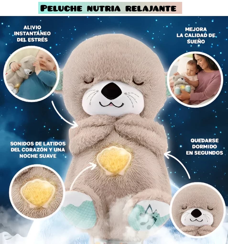 Peluche Interactivo Nutria De Respiració