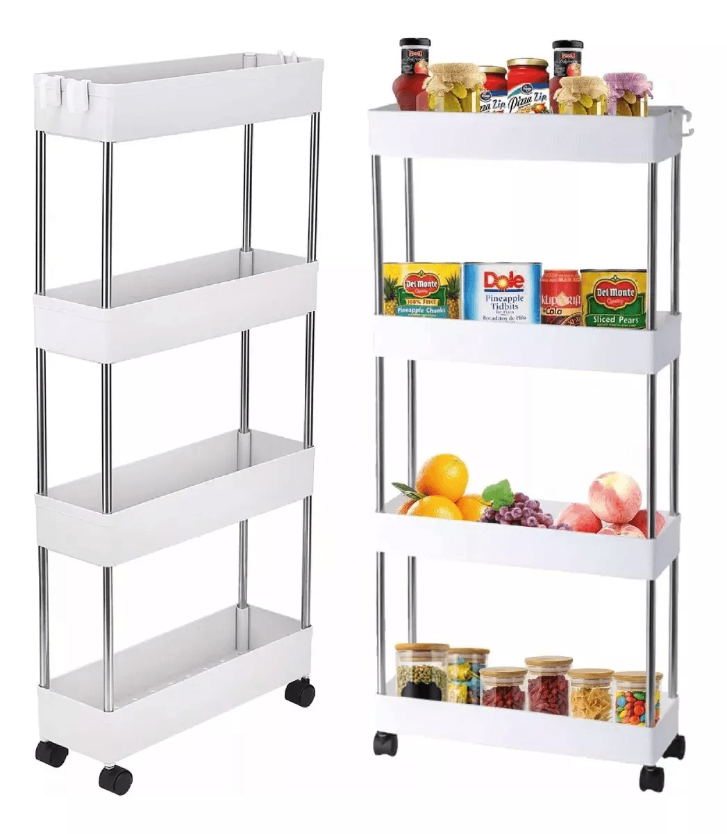 Carrito organizador de baño y cocina