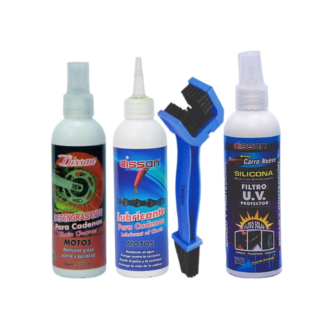 Kit Mantenimiento cadenas + Silicona