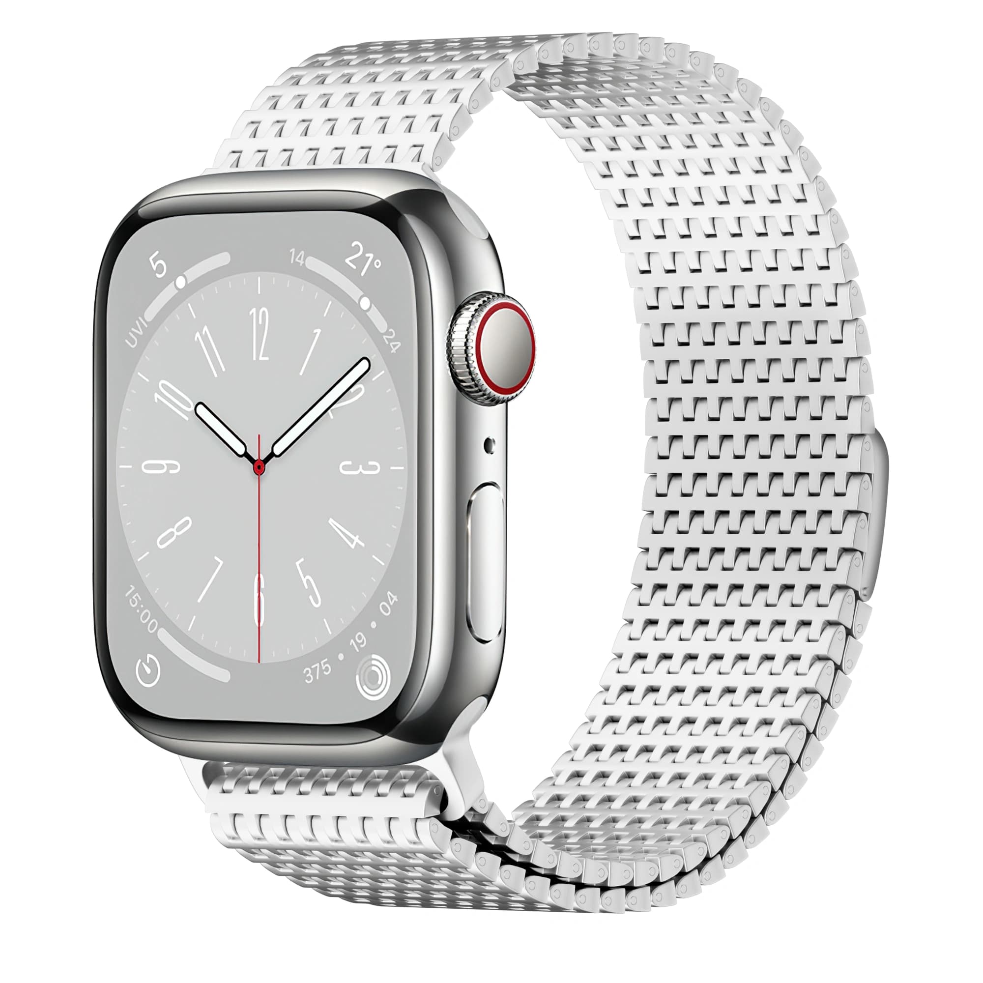 Correa reloj Domino WiWU Plateado
