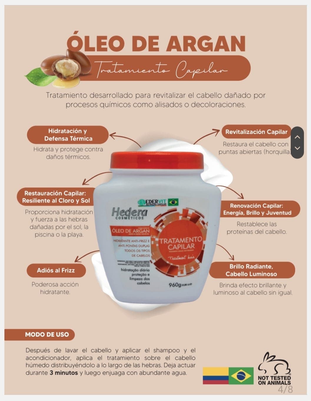 TRATAMIENTO CAPILAR OLEO DE ARGAN