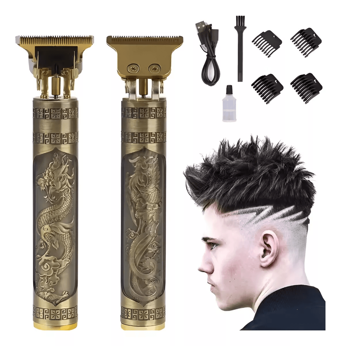 Cortadora de pelo dorada 100v/240v