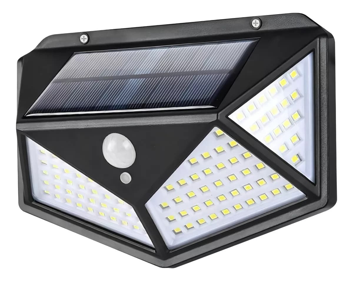 Lámpara Solar 100 Luces Led Exteriores