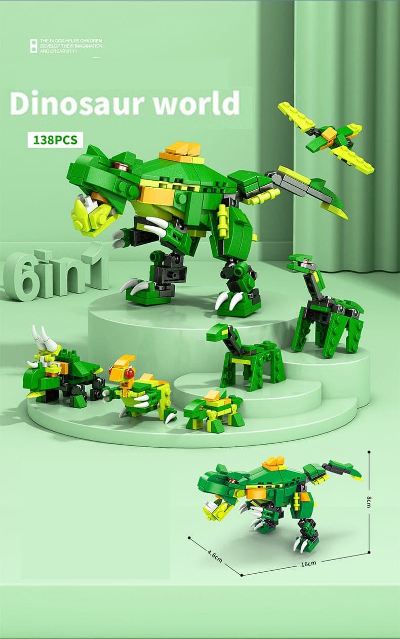Dinosaurio lego 138 piezas