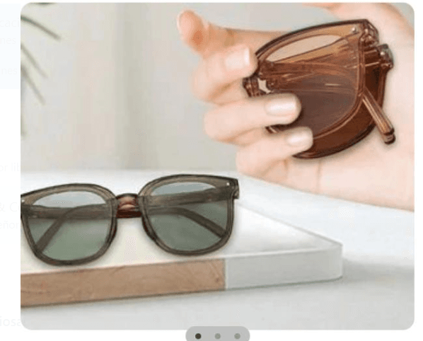 Gafas De Sol Pegable Con Estuche
