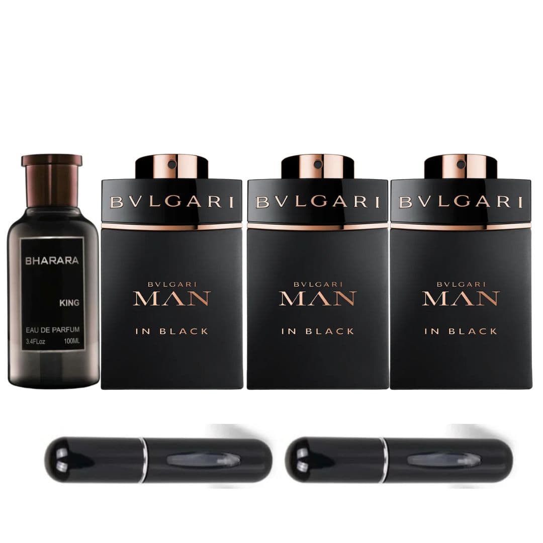 3 UNID MANINBLACK+1BHARARA+2PERFUMEROS