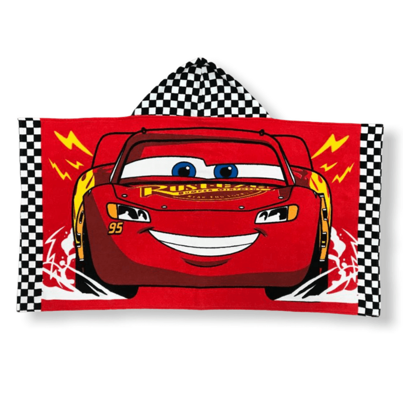 TOALLA CON CAPUCHA CARS