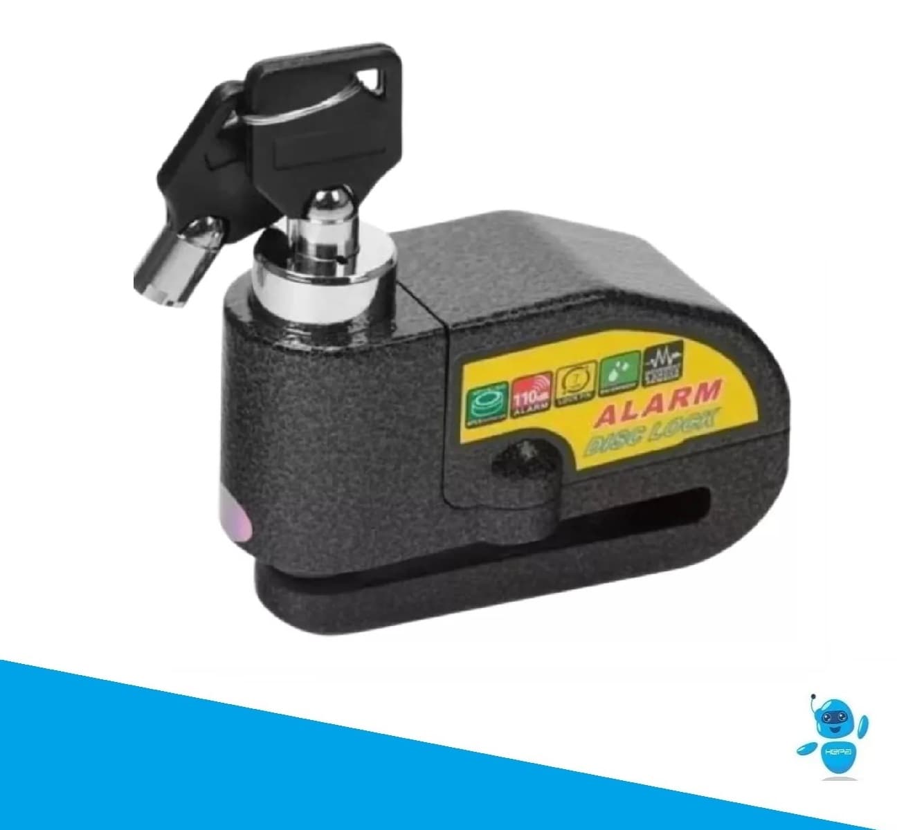 Candado-alarma Freno Disco Seguridad