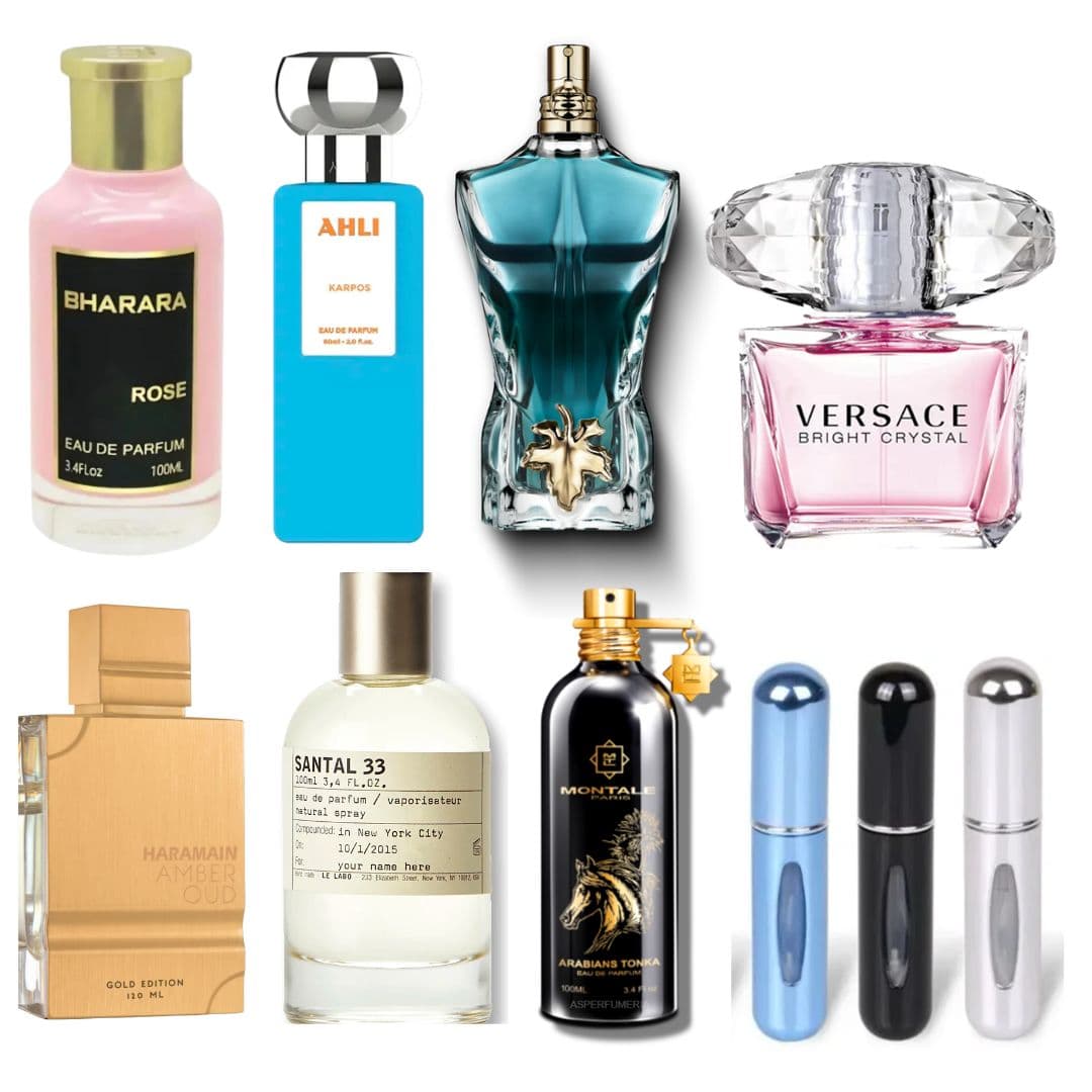 KIT COMBO 7 PERFUMES + 3 PERFUMEROS