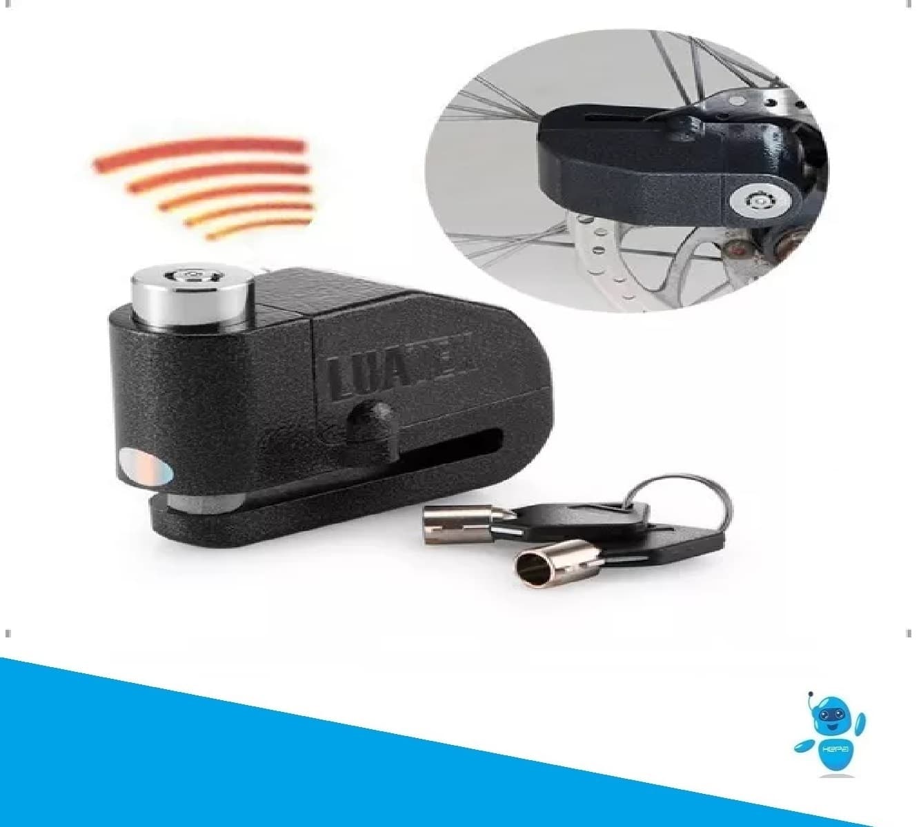 Alarma de moto con sensor de presencia