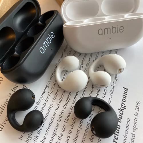 Audífonos ambie blanco y negro