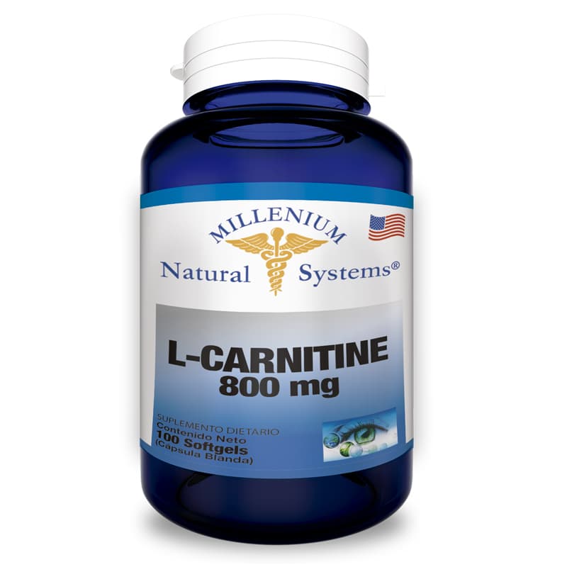 L-carnitina 800 MG x 100 Capsulas