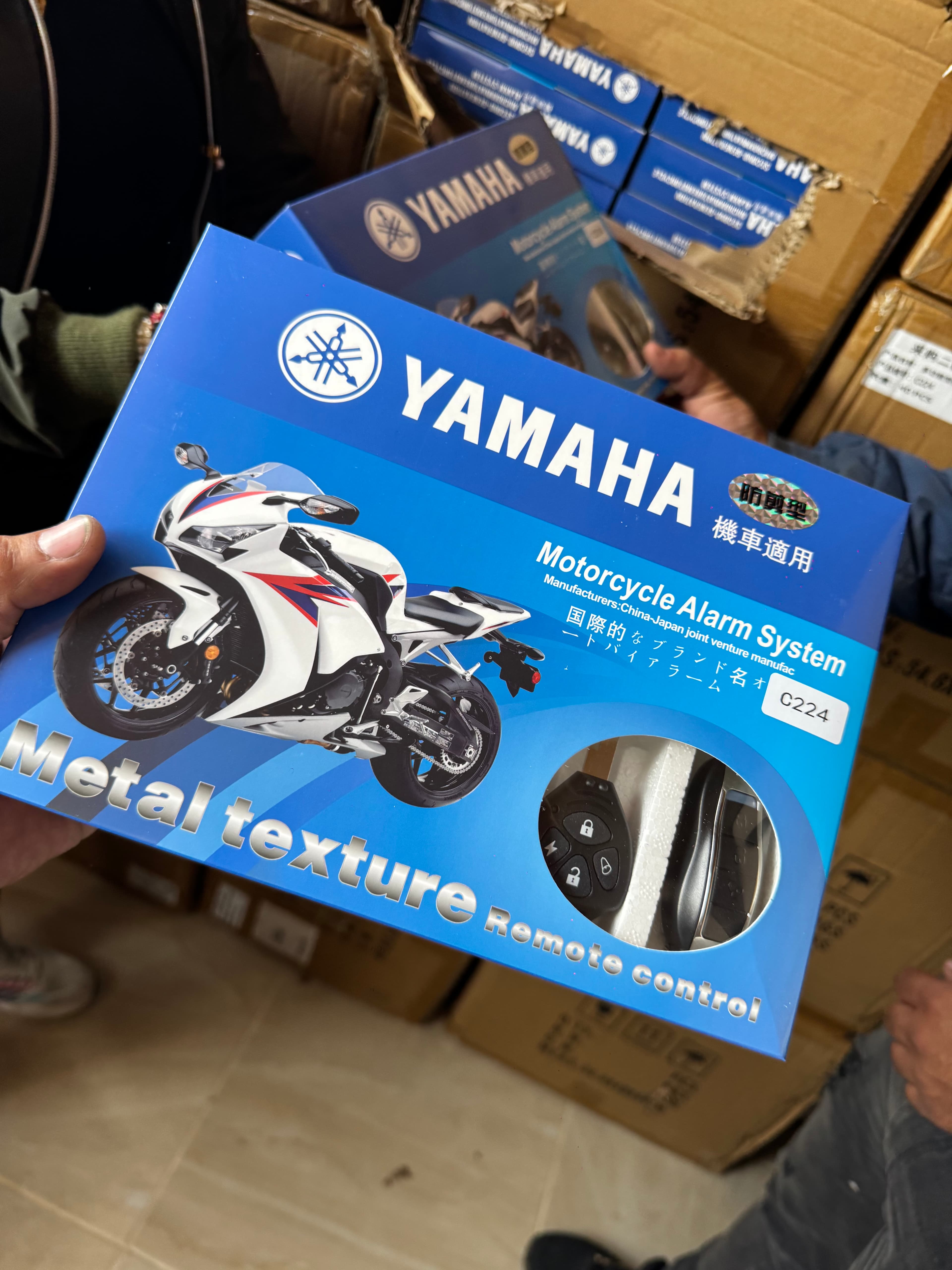 Alarma moto YAMAHA encendido distancia