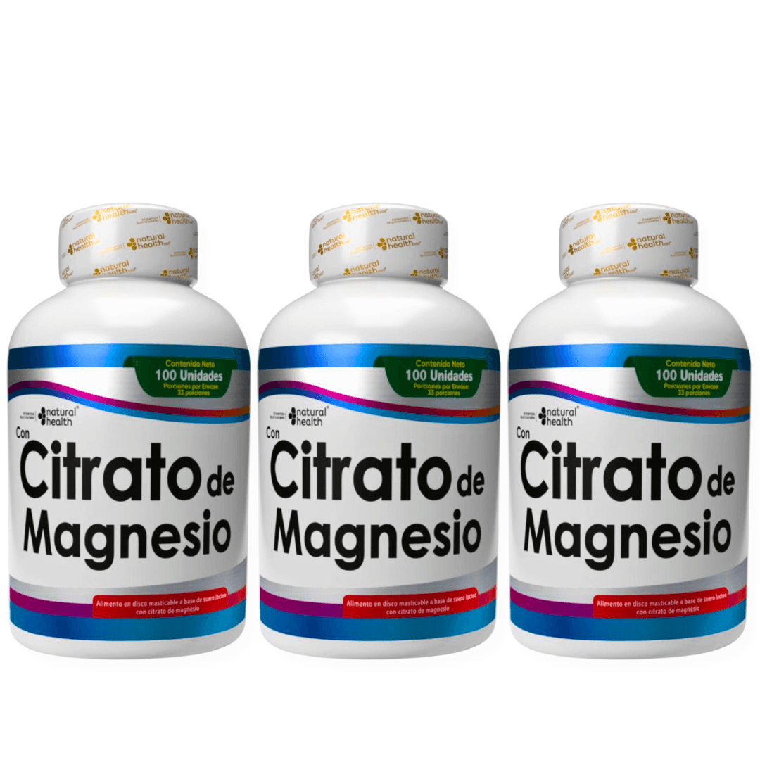 Citrato De Magnesio X 3 Und 100pas