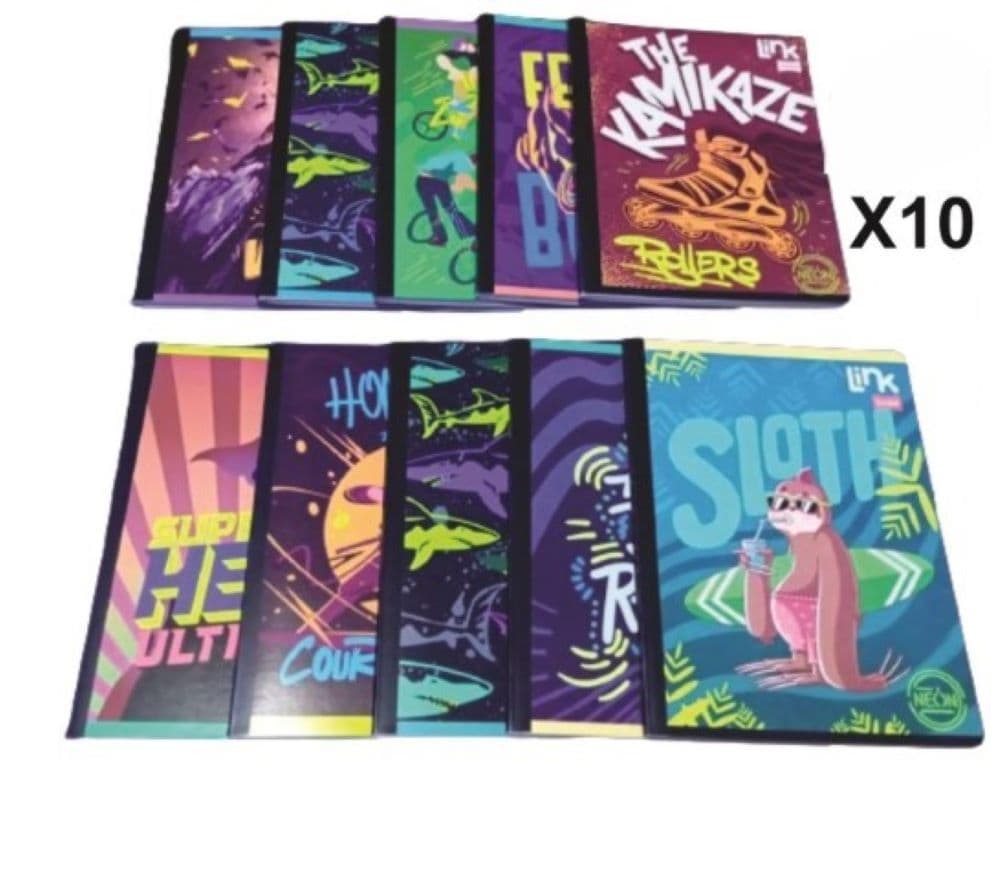 Cuaderno Cosido Cuadriculado X 10 Niño
