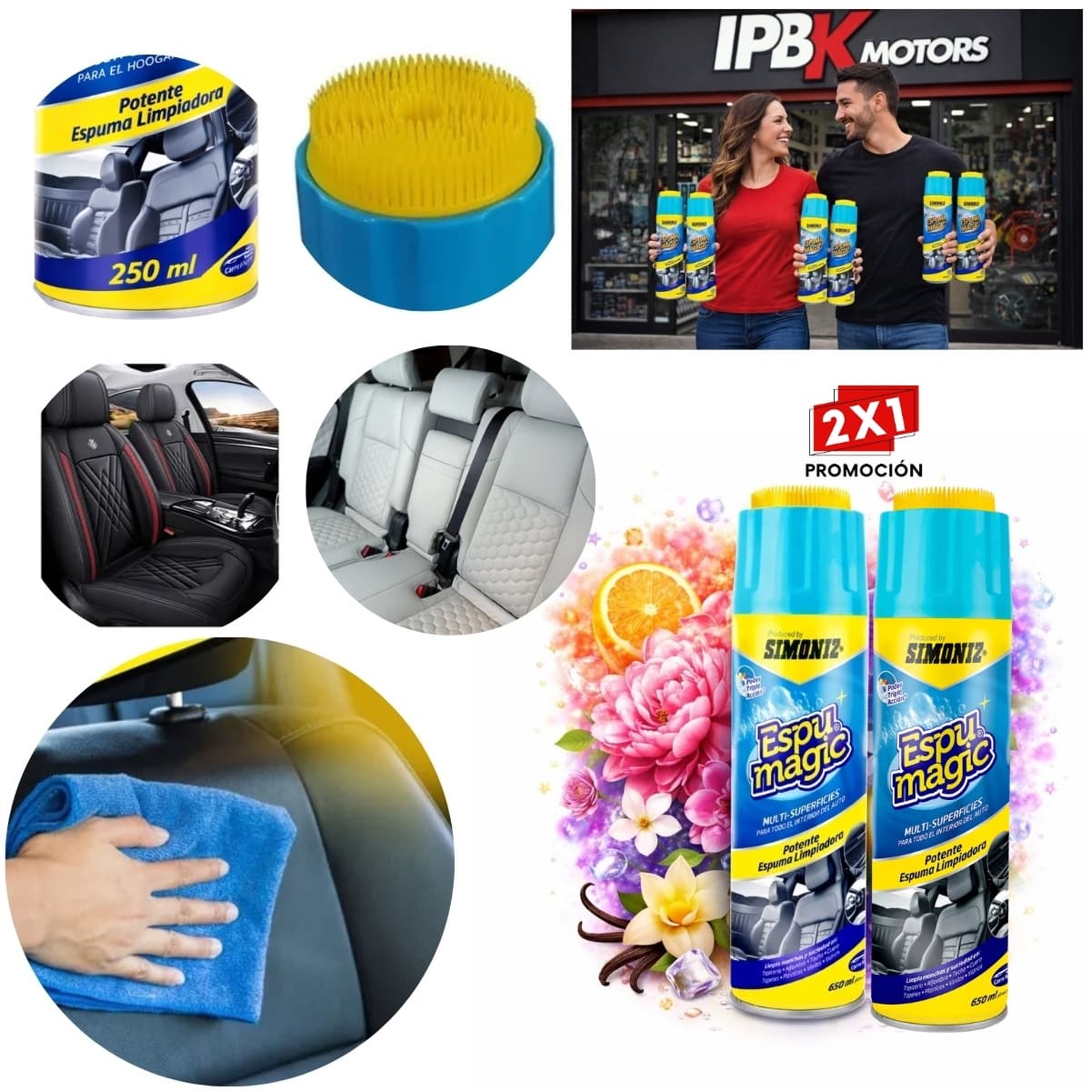Espuma magica limpiadora simoniz 2x1 pro