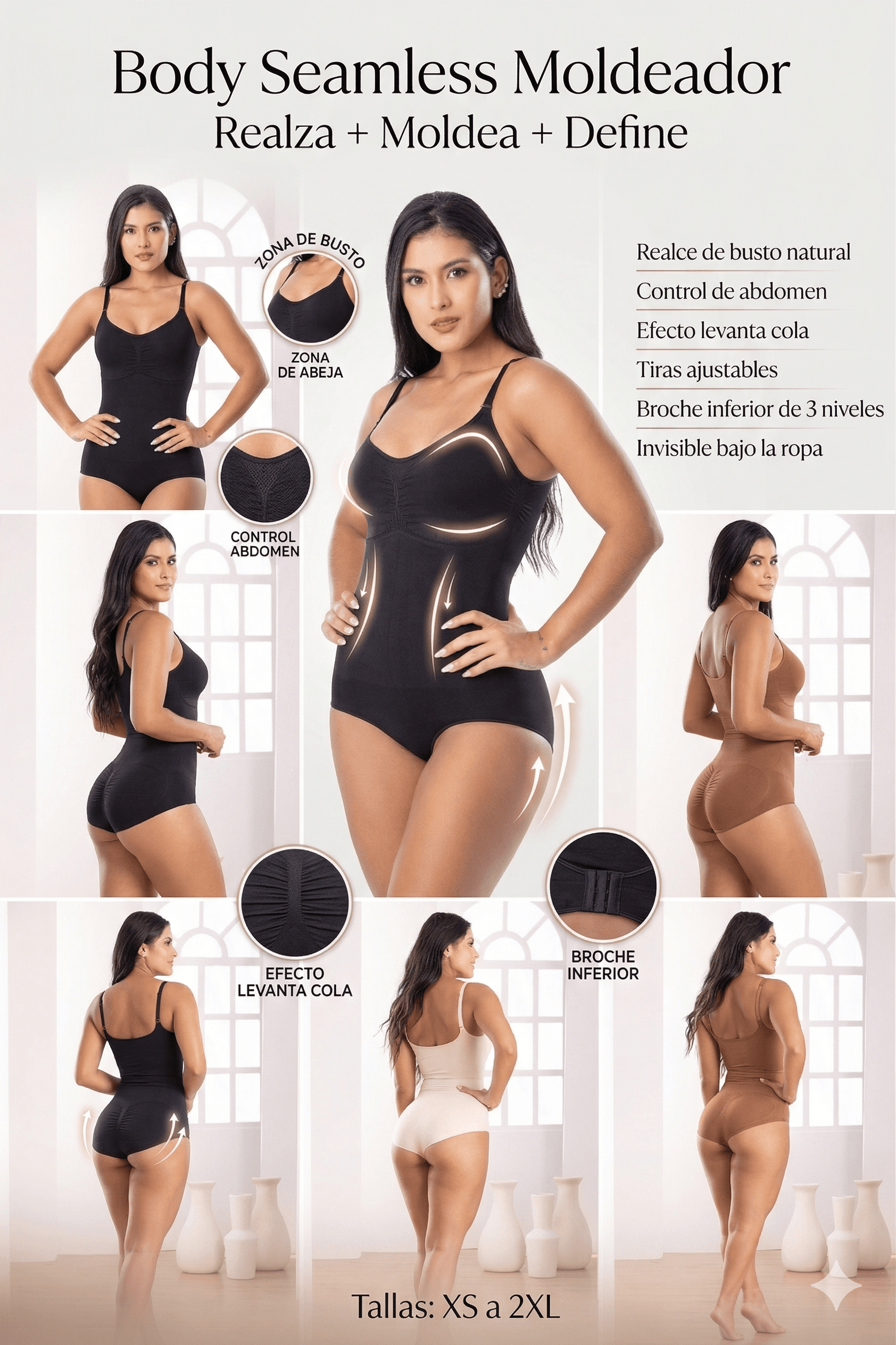 Body Sculpt "Push-Up" - Control Fuerte