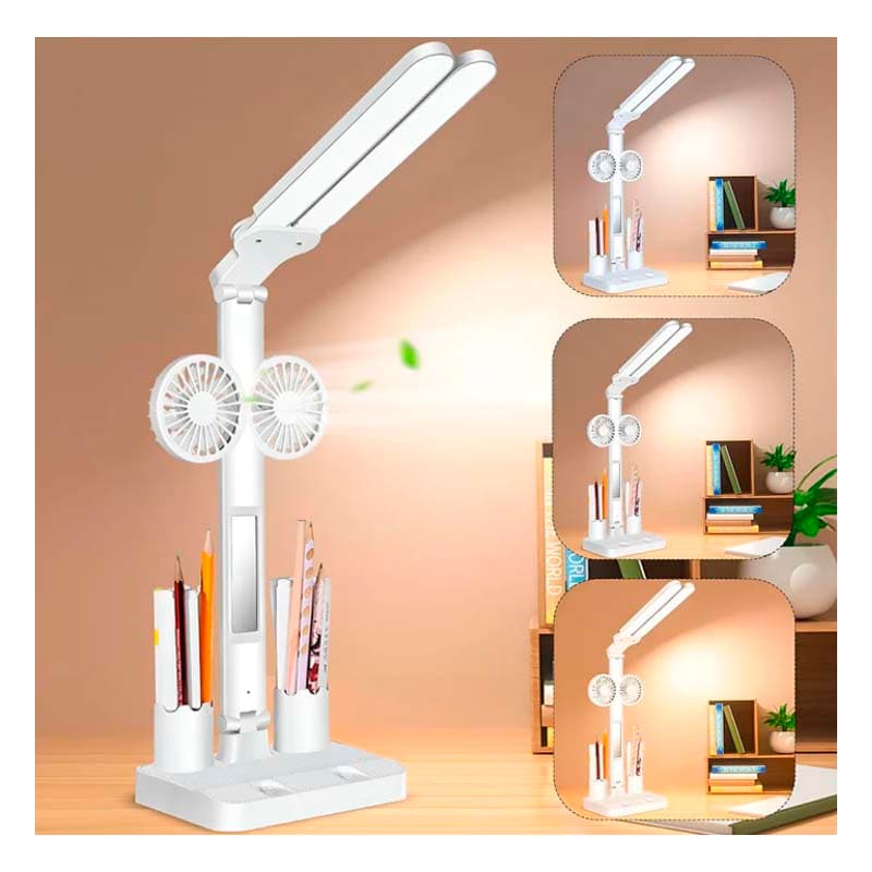 Lampara de Escritorio Ventilador