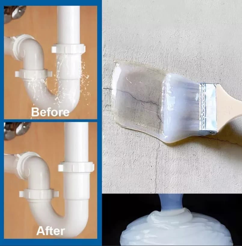 Sellador De Grietas Impermeable Transpar