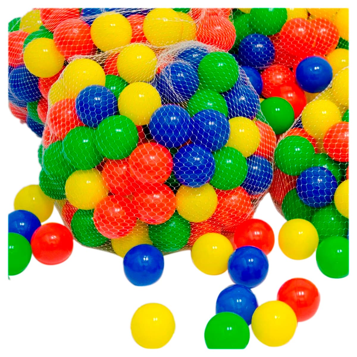 Bulto 500 Pelotas Piscina Paquete Color