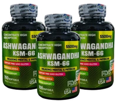Ashwagandha original KSM66 combo x 3 und