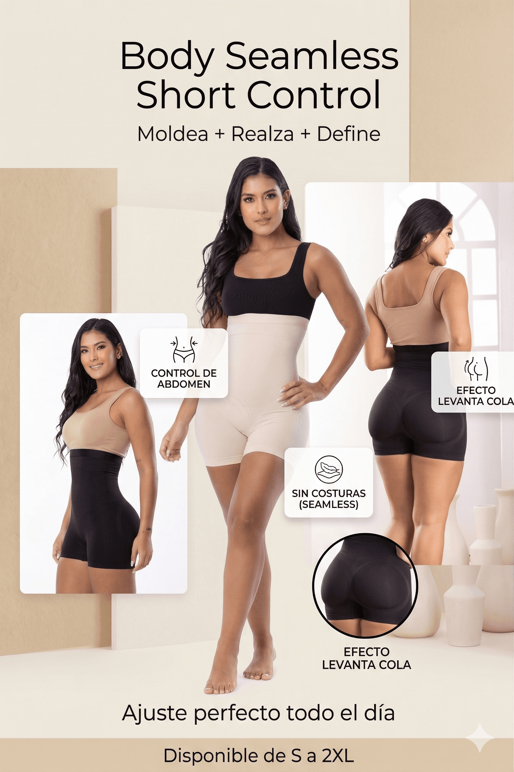 Faja Short Moldeadora - Cintura de Avisp