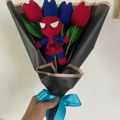 Ramo Spiderman A Crochet 02
