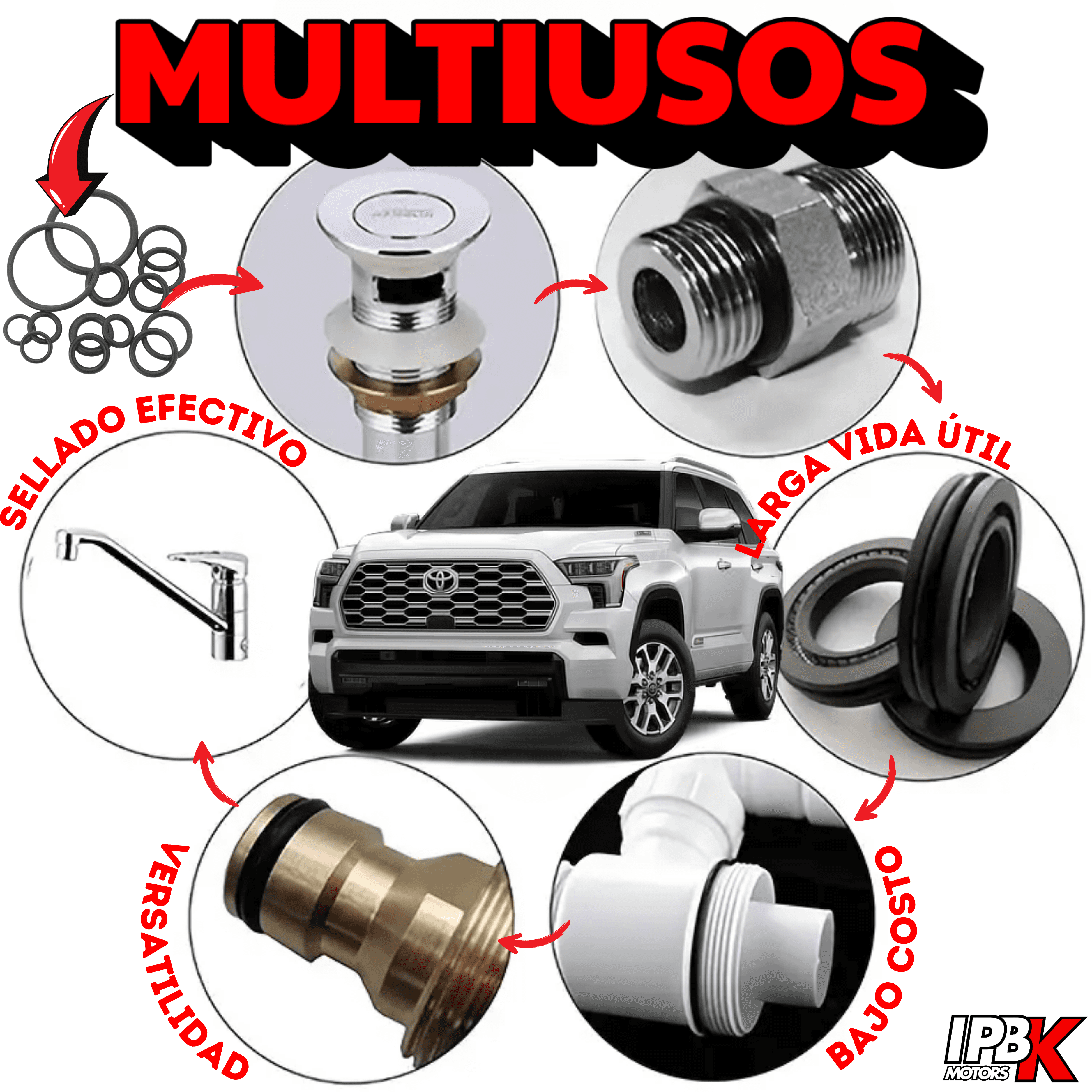 Oring kit anillos sellos 225 unidades