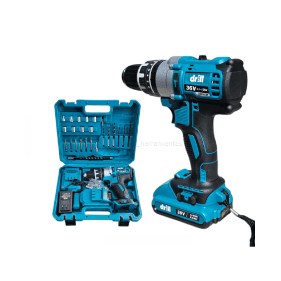 Taladro 36 Voltios Inalámbrico DRILL