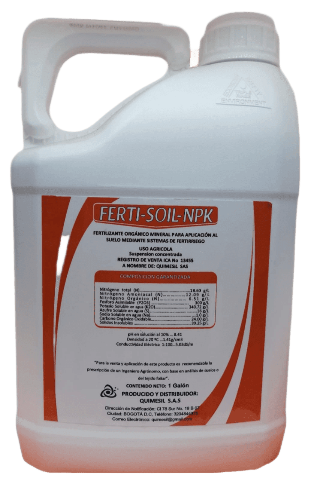FERTI SOIL NPK GALON X 4LTS